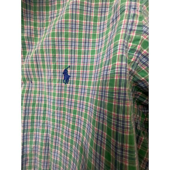 RALPH LAUREN LONG SLEEVE PLAID BUTTON UP MENS SIZE SMALL - Picture 7 of 8